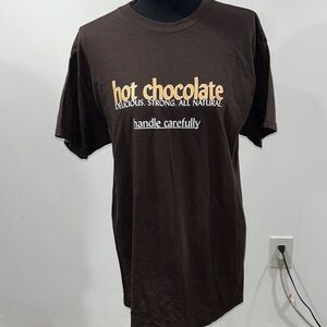 Chocolate Brown Graphic Tee